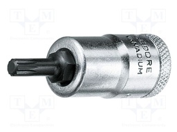 Socket; Bit: XZN; Size: XZN M10; 3/8"; 49mm; Chrom-vanadium steel