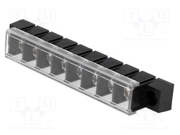 PCB terminal block; straight; 10mm; ways: 8; THT,screw terminal