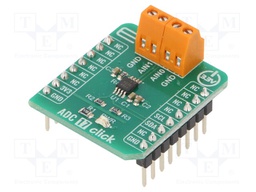 Click board; A/D converter; I2C; MAX11645; prototype board