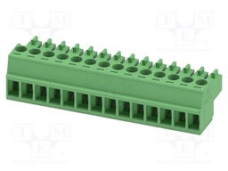 PCB connector, nominal cross section: 1.5 mm?, color: green,