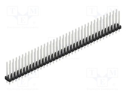 Connector: pin strips; pin header; male; PIN: 72; 2.54mm; THT; 2x36