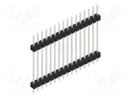 Connector: pin strips; pin header; male; PIN: 16; 2.54mm; THT; 1x16