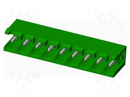 Connector: pluggable terminal block; socket; male; angled 90°