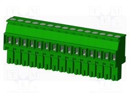 Connector: pluggable terminal block; plug; female; angled 90°
