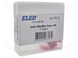 Fuse: fuse; 4A; 32VDC; automotive; 11.2mm; 11.2x4x17mm