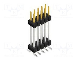 Connector: pin strips; pin header; male; PIN: 10; 2.54mm; SMT; 2x5