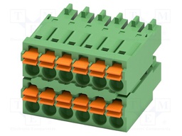 PCB connector, nominal cross section: 1.5 mm?, color: green,