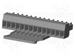 Connector: pluggable terminal block; plug; female; straight; grey