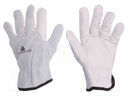 Protective gloves; Size: 9; natural leather; FCN29