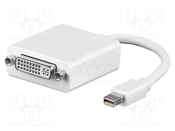 Adapter; mini DisplayPort plug,DVI-D (18+1) socket