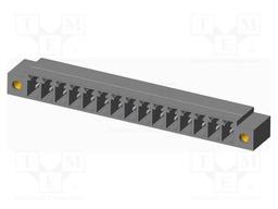 Connector: pluggable terminal block; socket; male; on PCBs