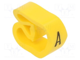 Markers for cables and wires; Label symbol: A; 8÷16mm; PVC; PA
