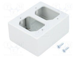 Enclosure: specialist; X: 55mm; Y: 68mm; Z: 32mm; ABS; grey