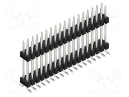 Connector: pin strips; pin header; male; PIN: 36; 2.54mm; SMT; 2x18