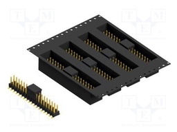 Connector: pin strips; pin header; male; PIN: 36; 2.54mm; SMT; 2x18