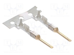 Contact; male; 22AWG÷18AWG; MX150L; gold-plated; crimped; reel