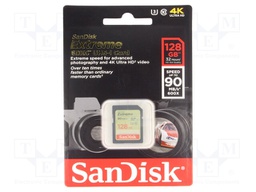 Memory card; SD XC; 128GB; Class 10