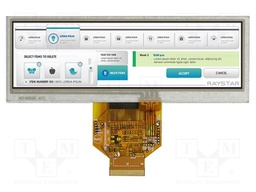 Display: TFT; 5.2"; 480x128; Illumin: LED; Dim: 140.4x49.87x3mm