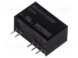 Converter: DC/DC; 2W; Uin: 21.6÷26.4V; Uout: 15VDC; Uout2: -8.7VDC