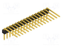 Connector: pin strips; pin header; male; PIN: 16; 2.54mm; THT; 1x16