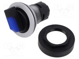 Switch: rotary; 22mm; Stabl.pos: 1; yes; IP65; Pos: 2; Cutout: Ø22.3mm