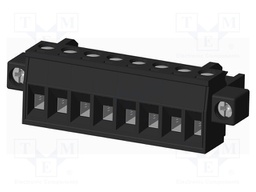 Connector: pluggable terminal block; plug; female; straight; 5mm