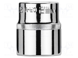 Socket; 6-angles,socket spanner; HEX 27mm; 1/2"