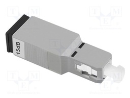 Transition: attenuator; male,SC/UPC,female; 15dB