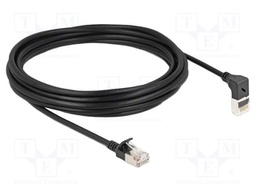 Patch cord; S/FTP; Cat: 6a; RJ45 plug,RJ45 up angled plug; 5m