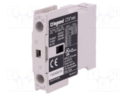 Auxiliary contacts; Series: CTX3 MINI; Leads: screw terminals