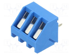 Connector: PCB terminal block; TG; 15A; 300V; terminal; PIN: 3; 5mm