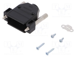 Enclosure: for D-Sub connectors; D-Sub HD 26pin; straight