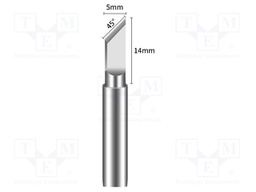 Tip; knife; 5mm; for soldering station; BK969