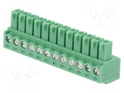 Pluggable terminal block; 3.81mm; ways: 12; straight; plug; female