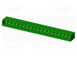 Connector: pluggable terminal block; socket; male; angled 90°
