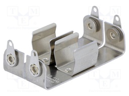 Holder; AA,R6; Batt.no: 2; screw; aluminium