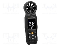 Thermoanemometer; LCD 2,8"; (9999); Vel.measur.resol: 0.001m/s