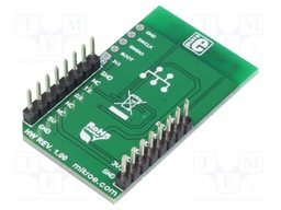 Click board; RF transceiver; UART; SP1ML; mikroBUS connector