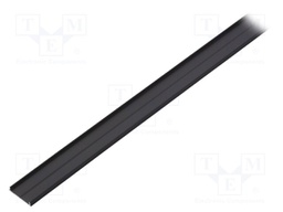 Profiles for LED modules; surface; black; L: 2m; aluminium