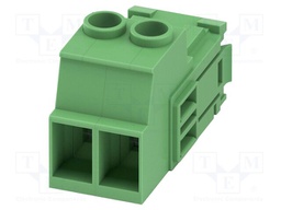 PCB connector, nominal cross section: 6 mm?, color: green, n
