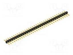 Connector: pin strips; pin header; male; PIN: 33; 2.54mm; SMT; 1x33