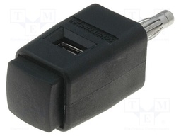 Laboratory clamp; black; 60VDC; 16A; Contacts: nickel; -25÷90°C