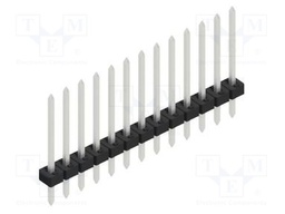 Connector: pin strips; pin header; male; PIN: 13; 2mm; THT; 1x13