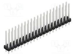 Connector: pin strips; pin header; male; PIN: 40; 2.54mm; THT; 2x20