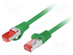 Patch cord; RJ45 plug,both sides; S/FTP; 6; stranded; Cu; LSZH