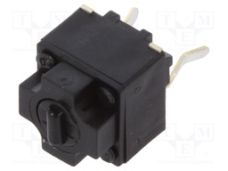 Microswitch TACT; SPST; Pos: 2; 0.02A/15VDC; THT; none; 7.45mm
