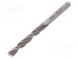 Drill bit; for wood; Ø: 6mm; L: 93mm; HSS; Working part len: 57mm