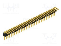 Connector: pin strips; pin header; male; PIN: 31; 1.27mm; THT; 1x31