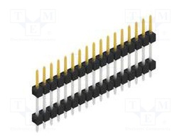 Connector: pin strips; pin header; male; PIN: 17; 2.54mm; THT; 1x17