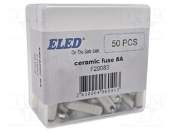 Fuse: fuse; 8A; 32VDC; ceramic,automotive; 6x25mm